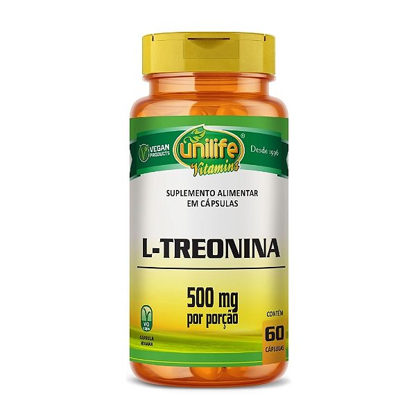 L-Treonina Unilife 60 Cápsulas