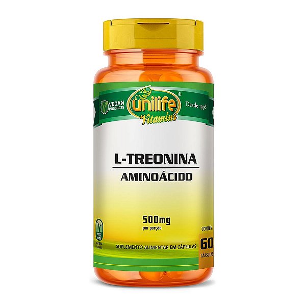 L-Treonina Unilife 60 Cápsulas