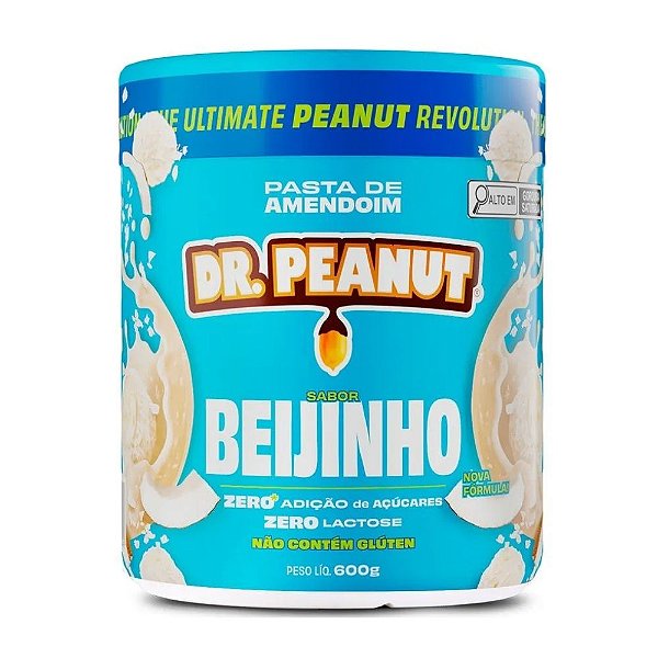 Pasta Amendoim Beijinho Dr Peanut 600g