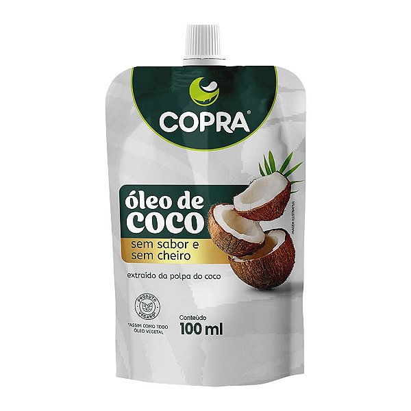 Óleo De Coco Sem Sabor Pouch Copra 100ml
