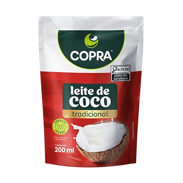 Leite de Coco Tradcional Pouch Copra 200ml