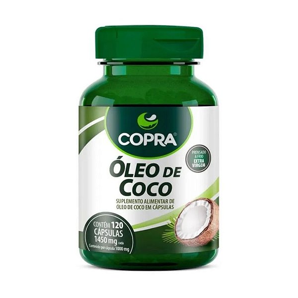 Óleo De Coco Copra 120 Cápsulas