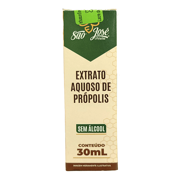 Extrato Aquoso de Propólis Sem Álcool São José 30ml