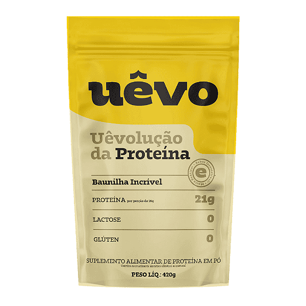 Uevo Proteina De Ovo Isolada Baunilha 420g