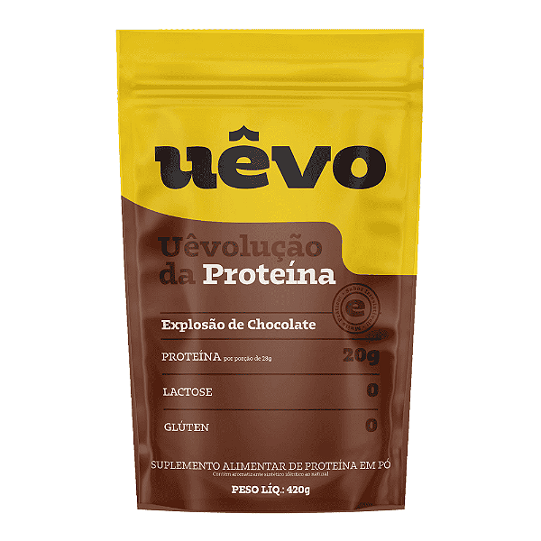 Uevo Proteina De Ovo Isolada Chocolate 420g