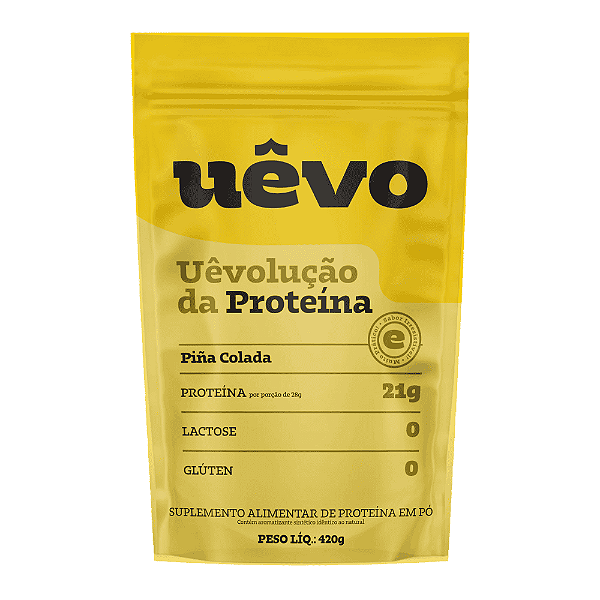 Uêvo Proteína De Ovo Isolada Pina Colada 420G