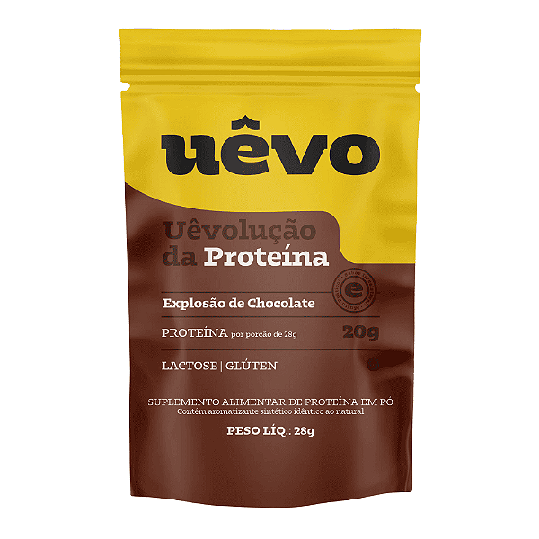 Uevo Proteina De Ovo Isolada Chocolate Monodose 28g