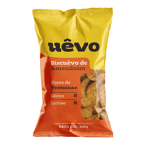 Biscuevo De Amendoim Uêvo 200g