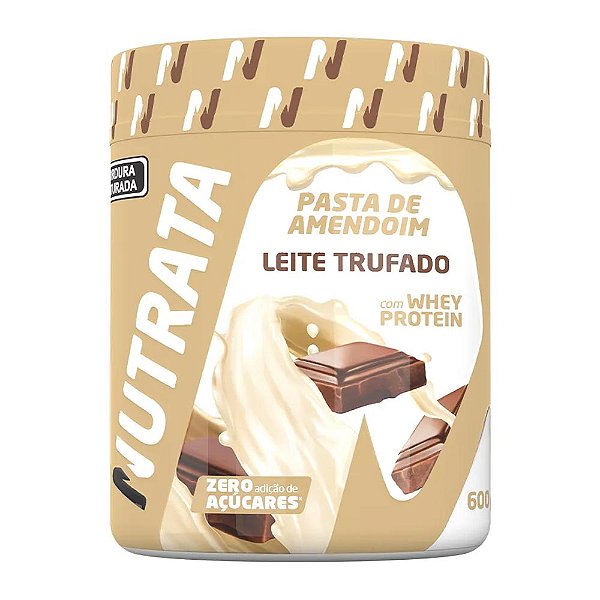 Pasta de Amendoim Leite Trufado Nutrata 600g