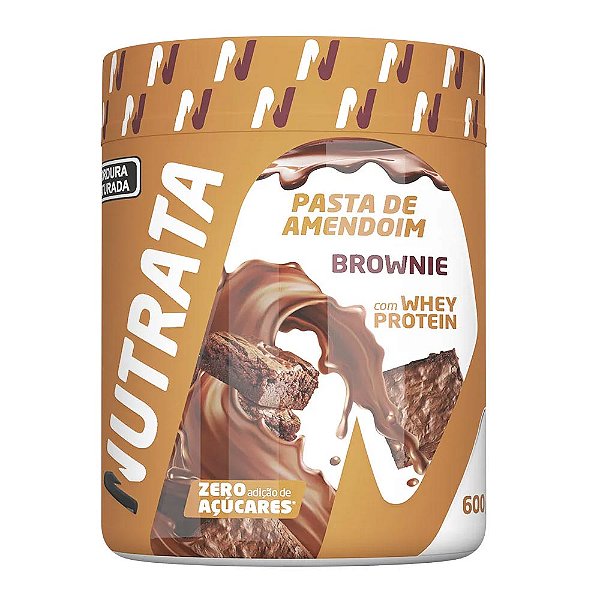Pasta de Amendoim Brownie Nutrata 600g