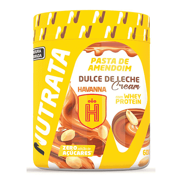 Pasta de Amendoim Proteica Doce De Leite Havanna Nutrata 600g