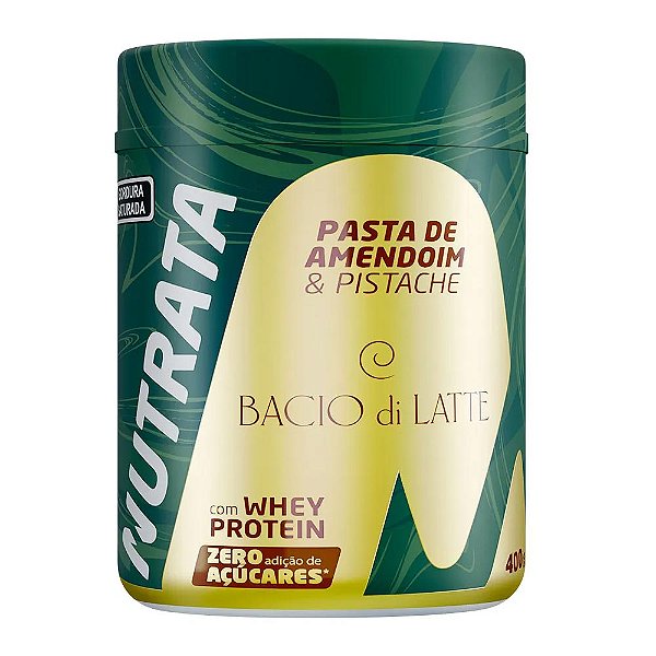 Pasta De Amendoim & Pistache Bacio Di Latte Nutrata 400g