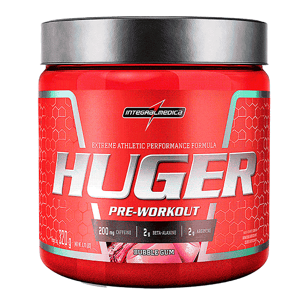 Huger Bubble Gum Pré Treino Integralmedica 300g