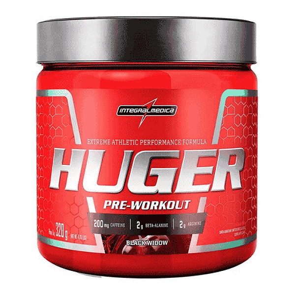 Huger Black Widow Pré Treino Integralmedica 160g