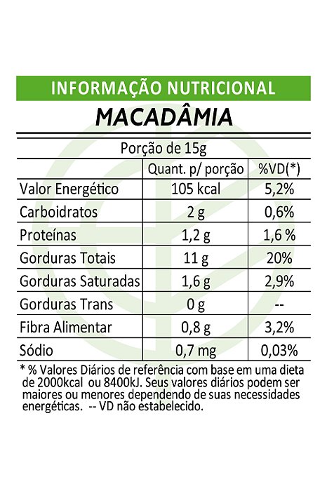 Macadâmia Pacote 1Kg