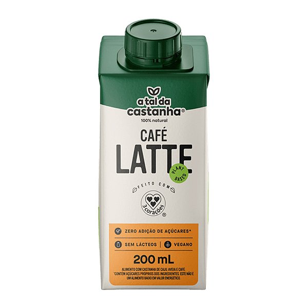 Bebida Vegetal Café Latte A Tal Da Castanha 200ml