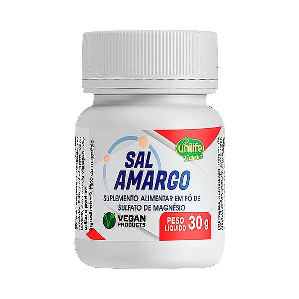 Sal Amargo em Pó Unilife 30g