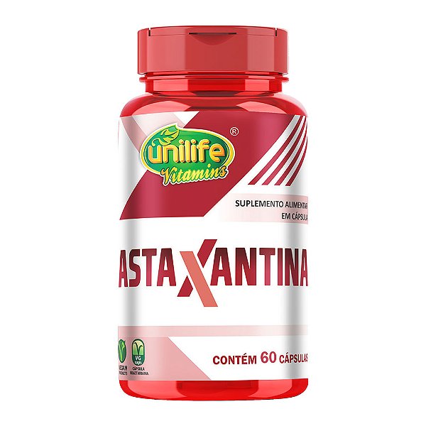 Astaxantina 400 Mg Unilife 60 Cápsulas