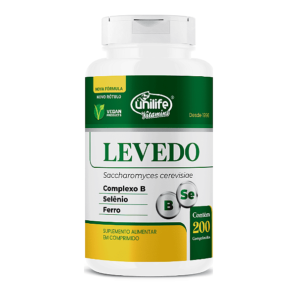 Levedo De Cerveja Complexo B 450Mg Unilife 200 Comprimidos