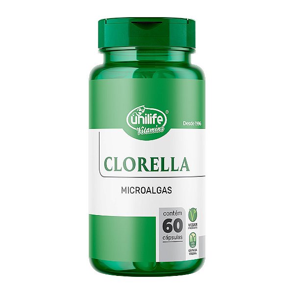 Clorella 500 Mg Unilife 60 Cápsulas