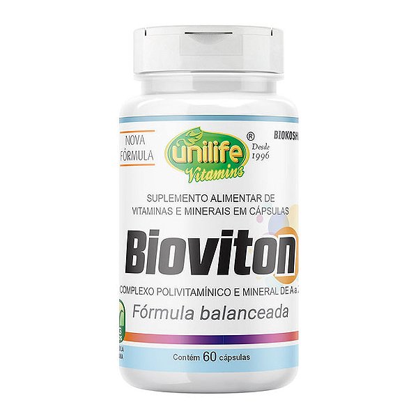 Bioviton Multivitamínico de A a Z Unilife 60 Cápsulas
