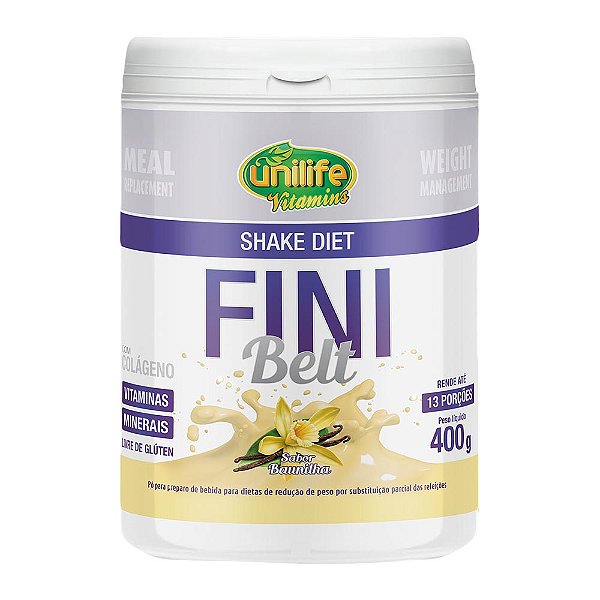 Shake Diet Fini Belt Baunilha Unilife 400g