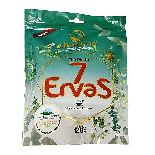Chá 7 Ervas Charoma 120g