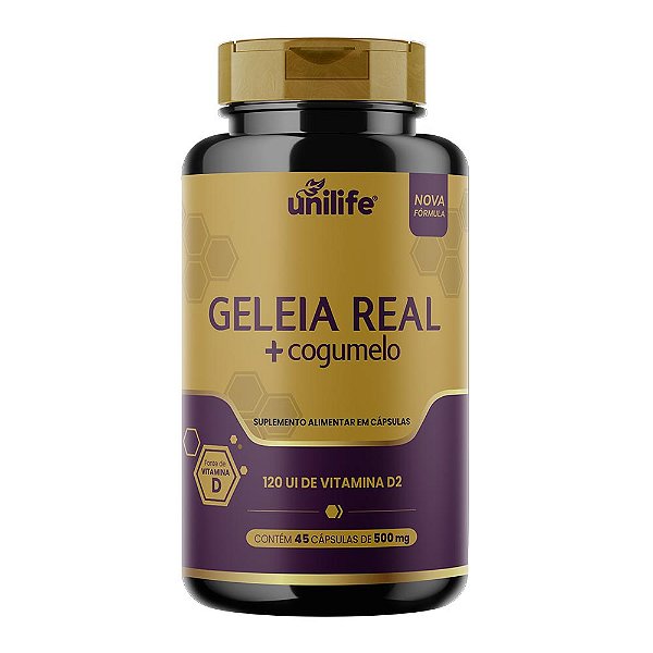 Geleia Real Cogumelo Unilife 45 Cápsulas