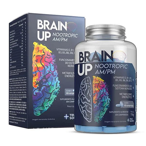 Nootrópico Brain Up Am Pm True 60 Comprimidos