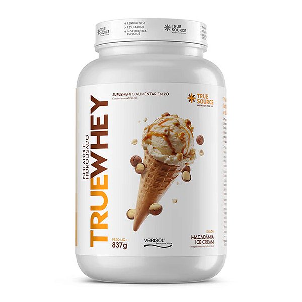 True Whey Protein Macadamia Ice Cream 837g