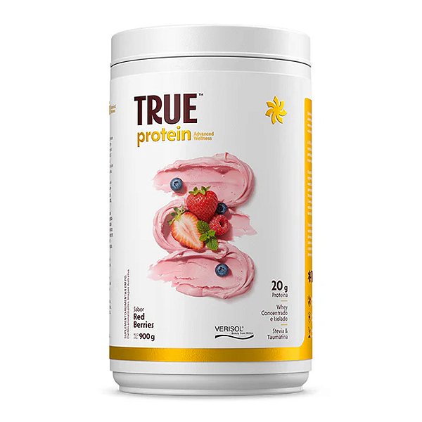 True Protein Red Berrries 900g
