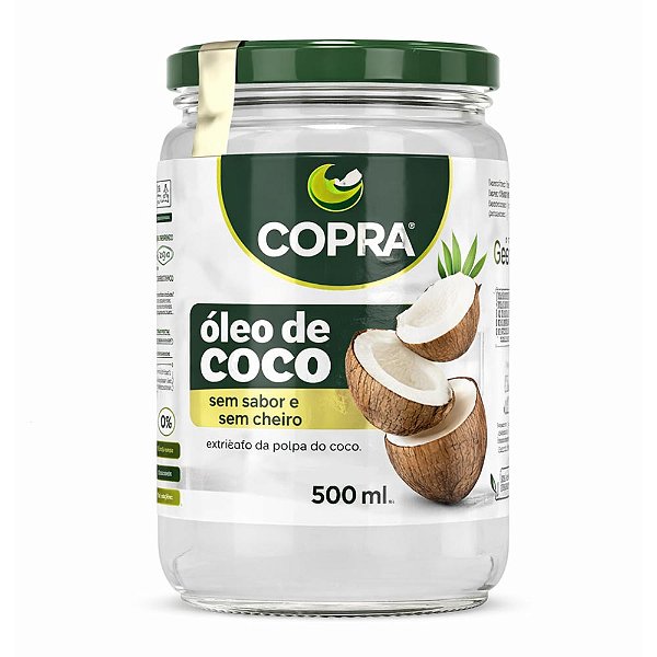 Óleo De Coco Sem Sabor Copra 500ml