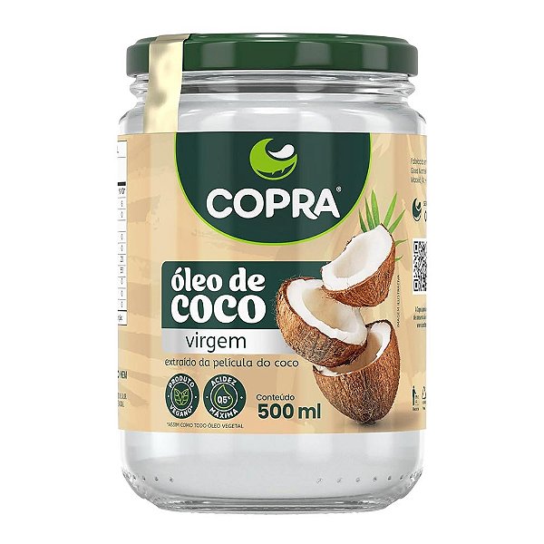 Óleo De Coco Virgem Copra 500ml