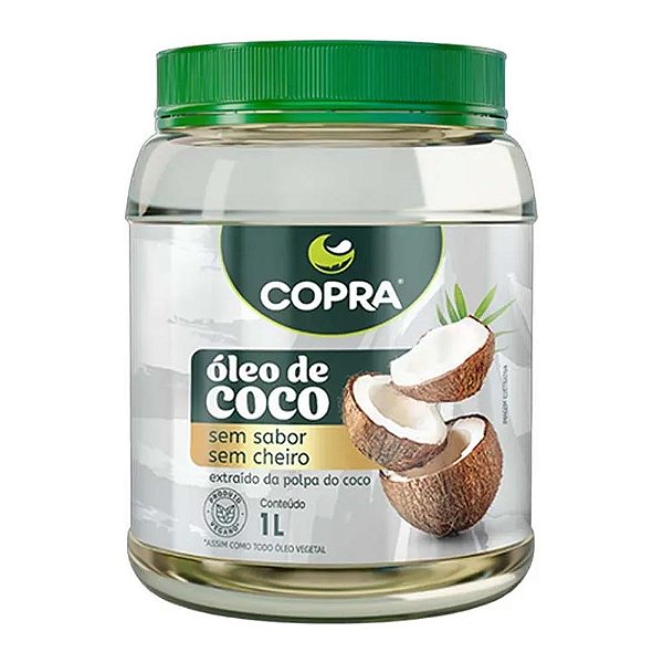 Óleo De Coco Sem Sabor Copra 1L
