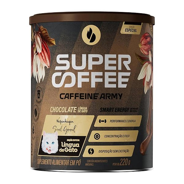 SuperCoffee Chocolate Língua de Gato 220g
