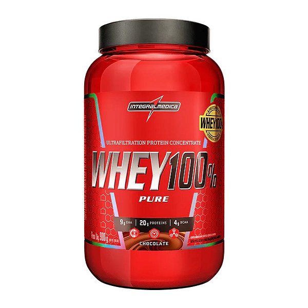 Whey 100% Pure Chocolate Integralmedica 900g