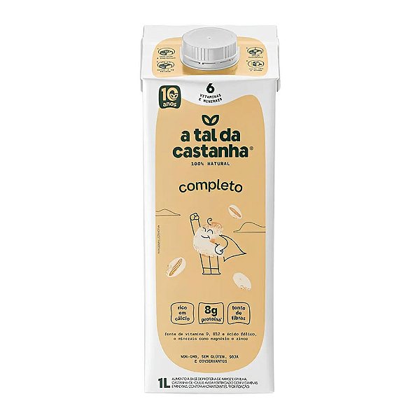 Bebida Vegetal De Aveia Completo A Tal Da Castanha 1L