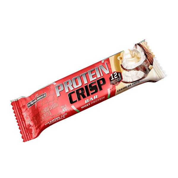 Barra De Proteína Crisp Creme de Coco Integralmédica 45g