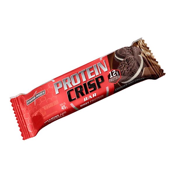 Barra De Proteína Crisp Cookies and Cream Integralmédica 45g