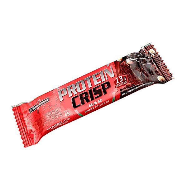 Barra De Proteína Crisp Brownie de Chocolate Integralmédica 45g