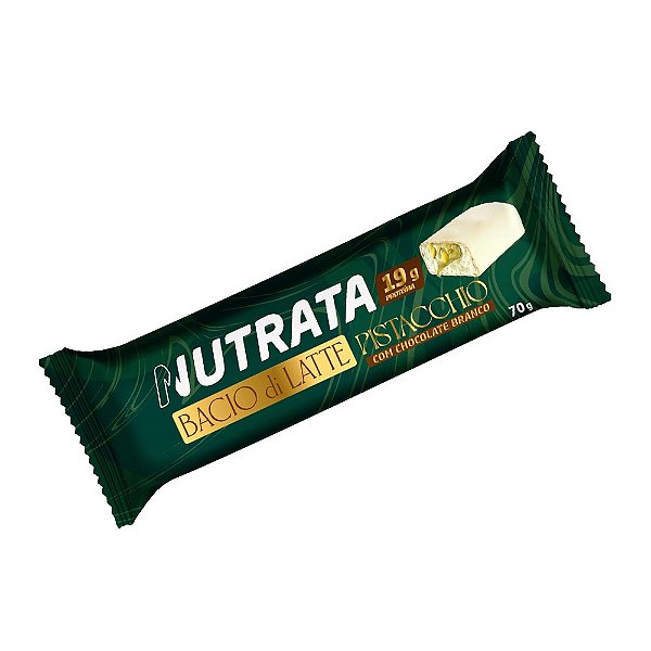 Barra Bacio Di Latte Pistache com Chocolate Nutrata 70g