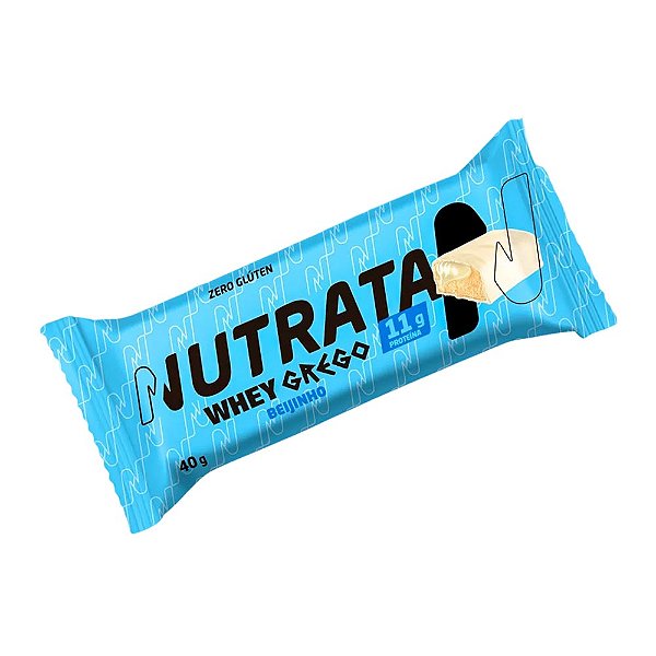 Barra Whey Grego Beijinho Nutrata 40g