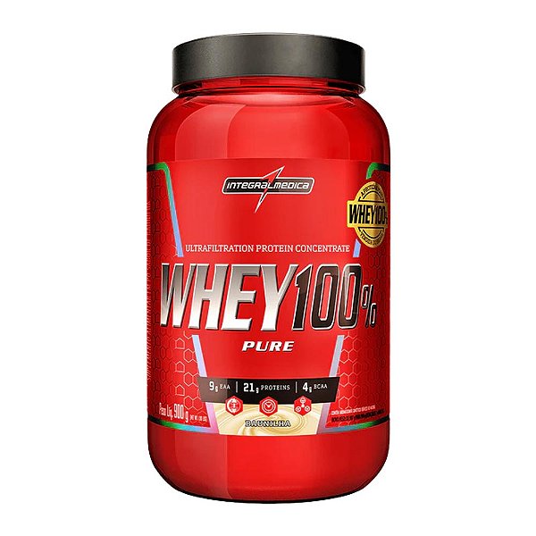 Whey 100% Pure Baunilha Integralmedica 900g