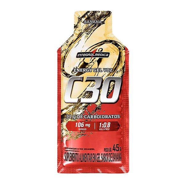 Energy Gel VO2 C30 Banana Integralmedica 45g
