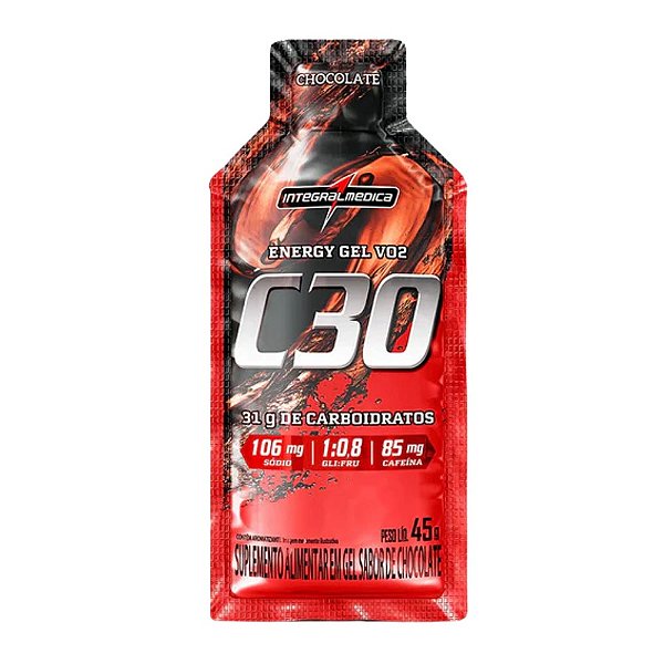 Energy Gel VO2 C30 Chocolate Integralmedica 45g