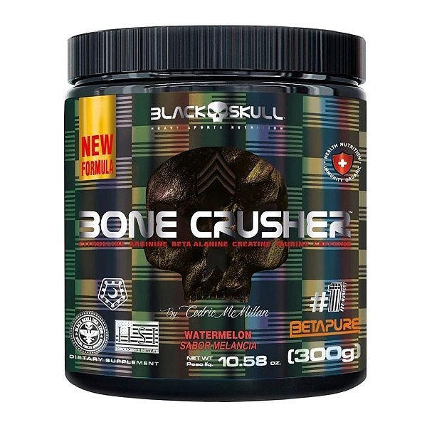 Bone Crusher Watermellon Black Skull 300g