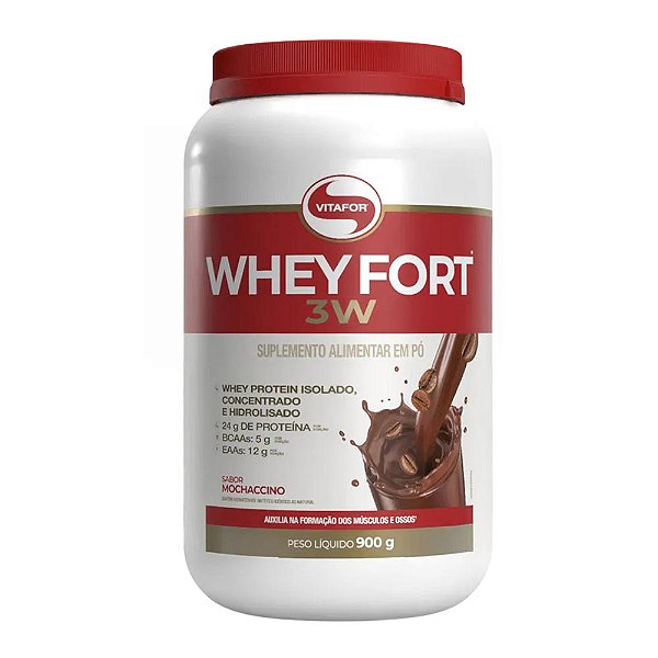 Wheyfort 3w Sabor Mocaccino Vitafor 900g
