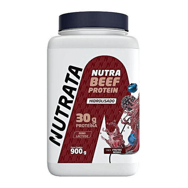 BEEF PROTEIN FRUTAS ROXAS NUTRATA 900g