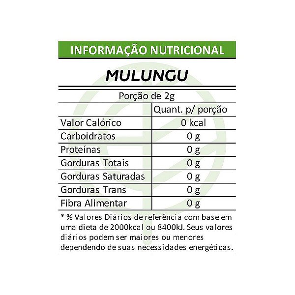 Chá de Mulungu Pacote 200g