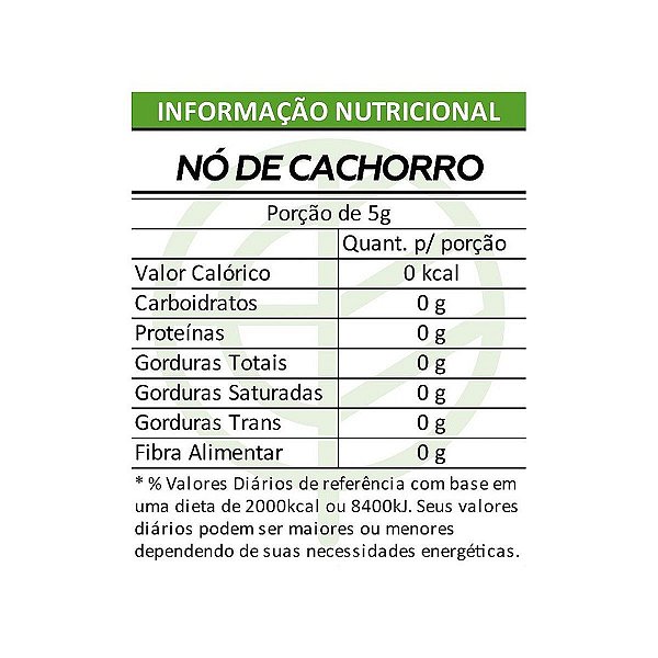 Nó De Cachorro Raiz Picada Pacote 1Kg